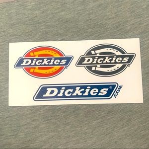 3 dickies stickers!